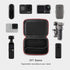 HSU Carrying Case for GoPro Hero 13/12/11/10/9/8/7/6/5/4/3+/3, DJI Osmo Action, Insta360 ONE X3 - Travel Case