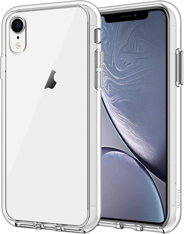 JETech iPhone XR Case, Non-Yellowing Shockproof Phone Bumper Cover, Anti-Scratch Clear Back