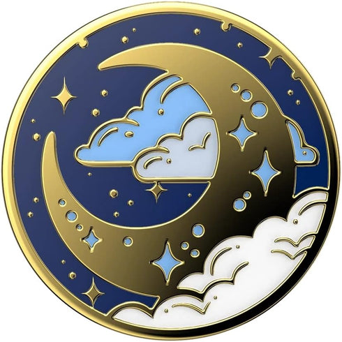 PopSockets Phone Grip with Expanding Kickstand, for Phone - Enamel Fly Me To The Moon