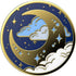 PopSockets Phone Grip with Expanding Kickstand, for Phone - Enamel Fly Me To The Moon