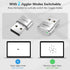 AUEDROT Mouse Jiggler Undetectable Metal USB Mouse Mover with Switch Button, Automatic Mini Mouse Shaker with 2 Jiggle Modes, Plug and Play, Keep Computer/Laptop Awake, Silver, 2 PCS