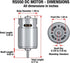 12V 18V 20V 24V 2PCS (12VRS550 40000RPM) JRRXM Pair of Fast Drive Motor High Speed Engine for Kid's Power Wheels Ride