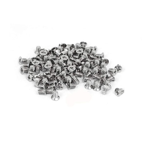 XJS Computer PC Case 2.5-inch HDD M3x5mm Flat Phillips Head Hard Drive Screw (100pcs)