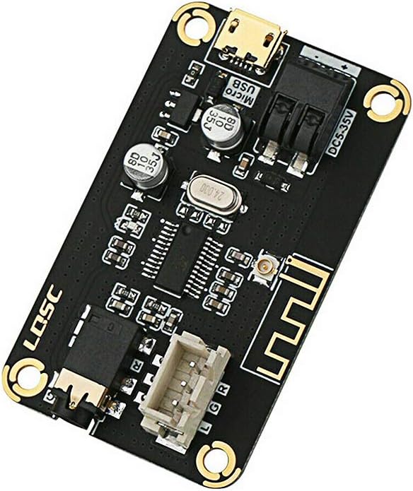 12V/24V Car Bluetooth 4.2 Audio Receiver Board, Sound Stereo Module Wire, 1Pcs.