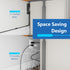 LIDER Flat-Face Outlet Extender: 3 Receptacles, Ultra-Thin Wall Plate Plug with 3-Outlet Power Strip, 2 Pack