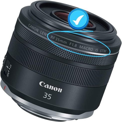 52mm Lens Cap Cover for Nikon AF-S DX NIKKOR 35mm f/1.8G, Compatible for Canon RF 35mm