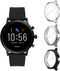 Suoman 3-Pack Fossil Gen 5 Carlyle Case, High Definition Clear Screen Protector & TPU Bumper Cover