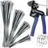 WCT322 Stainless Steel Cable Tie Gun for Fastening and Cutting up to 12mm Width Cable Ties, Suitable for Outdoor Use