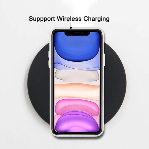 J.west Opal Case for iPhone 11 Pro Max, Translucent Clear Sparkly Thinfoil Protective Cover for Women Girls 6.5"