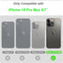siduater Strap Holder Case for 6.7" iPhone 15 Pro Max with Kickstand, Shockproof Translucent PC Back Cover + Soft TPU Bumper with Adjustable Hand Grip Loop for iPhone 15 Pro Max 6.7 Inch, HD Clear
