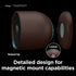 elago Silicone Cover for Google Nest Cam Outdoor/Indoor (Battery), Magnetic Mount Cover Included, Dark Brown