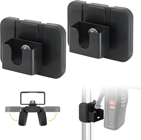 MagitcSee No-Drill Universal Magnetic CB Radio Mic Holder, Flexible Mount with No-Scratch Rubber