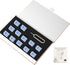JAKENHAM Aluminum SIM Card Case, 12 Slots Ultrathin Nano SIM Card Holder with