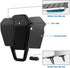 Portable Invisible Laptop Stand, Mini Aluminum Cooling Pad,Computer Keyboard Mount Kickstand,Ergonomic Lightweight Laptop Desk Stand (2pcs(black))