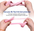 LTGEM Silicone Protective Case for JBL Flip 6 Portable Bluetooth Speaker with Extra Carabiner and Strap - Pink (Case