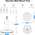 Adjustable Bracket Mount for Eufy Security Indoor Cam S350 Camera (White)