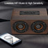 Yoidesu Bluetooth Speakers,Home Party Wireless Speaker,Portable Bluetooth Speaker with Radio FM,Home Audio Bluetooth Speakers (Brown)
