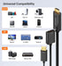 CableCreation 4K 2K@60Hz One/PS4/PS5 HDMI to DisplayPort Adapter with USB Power, X HDMI Male to DP Female Adapter