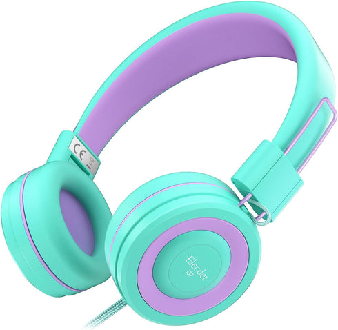 ELECDER i37 Kids Headphones Children Girls Boys Teens Foldable Adjustable On Ear
