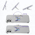 3 PCS Cell Phone Ring Stand Holder, Cute Butterfly Pattern Metal Kickstand, 360 Degrees Rotation Grip for Smartphones