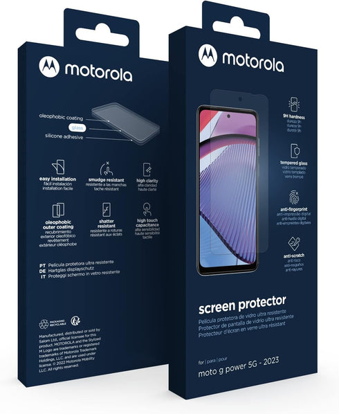 Motorola Moto G Power 5G (2023) Screen Protector - 9H Tempered Glass, Anti Scratch, Anti Smudge, Anti Fingerprints