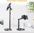 UTEBIT 6-15" 4.7"-15.6" Cell Phone Stand, Height Adjustable Rotating Cell Phone Holder for Desk, Retractable Cell Phone
