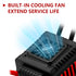 60A 2-3S Programming 1/10 Upgraded Brushless ESC Electronic Speed Controller with Card Waterproof ESC for Remote