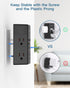 Surge Protector, 5 Outlets Extender with 4 USB Ports, 1800J Power Strip Multi Plug Outlet Expander, Black