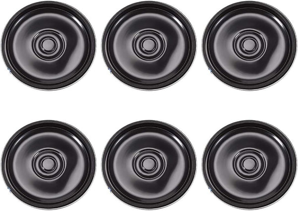 uxcell 6pcs 2W 8 Ohm Micro Internal Speaker Magnet Loudspeaker 40mm Dia