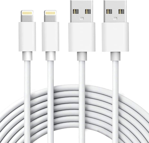 Apple MFi Certified iPhone Charger 2PACK - 6FT USB to Lightning Cable for iPhone 14/13/12/11 Pro