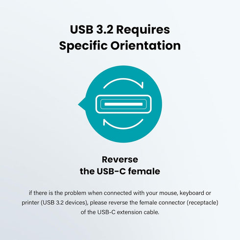 USB to USB C Adapter, USB 3.2 10Gbps, USB C Female to USB Male, Compatible with iPhone, Samsung Galaxy, Laptop PC, Fast