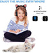 Wireless Bluetooth Cat Ear Headphones with Mic 7 Colors LED Light Flashing Glowing On-Ear Stereo Headset Compatible with Smartphones PC Tablet