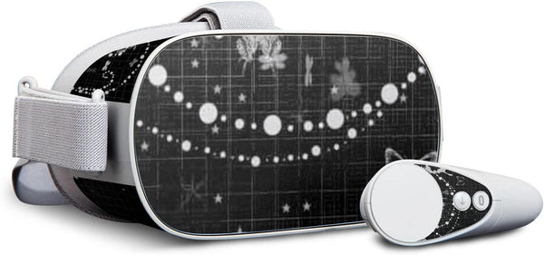 MightySkins Skin Compatible with Oculus Go Mobile VR - Black Butterfly | Protective, Durable, and Unique Vinyl Decal wrap Cover | Easy to Apply, Remove, and Change Styles | Made in The USA