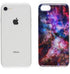 Case for iPhone SE 3/2 (2022/2020 Edition) Slim TPU Flexible Soft Silicone Protective Cover, Outer Space Nebula Design