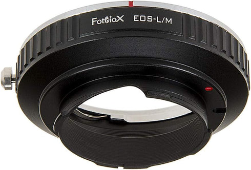Fotodiox Lens Mount Adapter, 6-Bit M-Coding, Canon EOS (EF/EF-S) to Leica M Mount