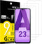 NEW'C 3 Pack Screen Protector for Samsung Galaxy A23 4G, Samsung Galaxy A23 5G, Tempered Glass, Case Friendly, Anti