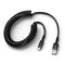 USB to USB C Coiled Cable - Fast Charging for iPhone 16/16 Pro/16 Pro Max/16 Plus/15/15 Pro, 3FT Retractable Cord