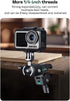 FANAUE 1" Action Camera Universal Ball Adapter with Handlebar Base Mount Strong Rod Clamp,B Size Ball Compatible Gopro