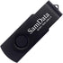 8GB USB Flash Drives 2 Pack - Black Thumb Drives Memory Stick Jump Drive with LED Light for Storage and Backup