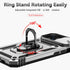 Hitaoyou iPhone 15 Case with Camera Cover & Kickstand, Military Grade Shockproof Heavy Duty Protective Case, Silver