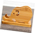 WOONEKY Bamboo Elephant Phone Holder - Sturdy Desk Stand
