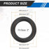 MECCANIXITY 3 Inch 74.5x48.5mm(IDxOD) Rubber Speaker Edge Surround Rings Perforated Subwoofer Rings Replacement Parts
