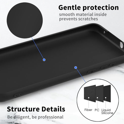 Mxfdegf 40 5G 5G 5G 6.56",Milk for TCL XE Phone Case for TCL XE Case,Slim Anti-Scratch Shockproof Durable Black