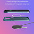 Techsmarter Magnetic Wireless Charging Pad and Stand with 18W USB-C PD Wall Charger, Compatible with iPhone 12, 13, 14