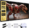 YGSKK 120-inch Projection Screen, 16:9 Foldable and Washable Portable 4K Movie Screen, Anti-Wrinkle,