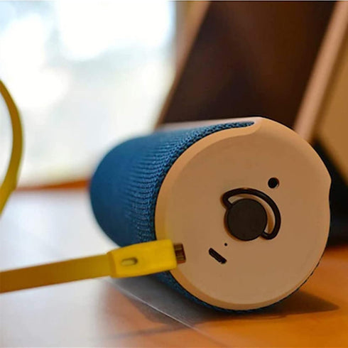 Replacement Micro USB Charging Cable for Ultimate Ears Logitech UE Boom, Megaboom, Miniboom, Boom2 (Yellow)