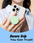 Svanove Adhesive Phone Grip Stick Holder, Collapsible Cell Phone Stand Expanding Kickstand for iPhone Samsung Mobile