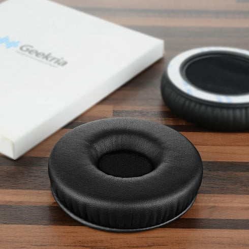 Geekria QuickFit Replacement Ear Pads for Sony WH-XB700, MDR-XB 450/450AP/550AP/650BT Headphones, Black Ear Cushions