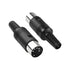 MEIRIYFA DIN 5-Pin Male Plug Connector, 4 Pack MIDI Cable Adapter Socket Solder Terminals for Microphone Amplifiers