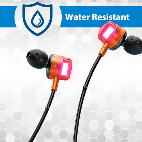 MANHATTAN Bluetooth Wireless Neckband Headphones, 15H Playtime, Noise-Isolating, IPX4 Water Resistant, Built-in Mic